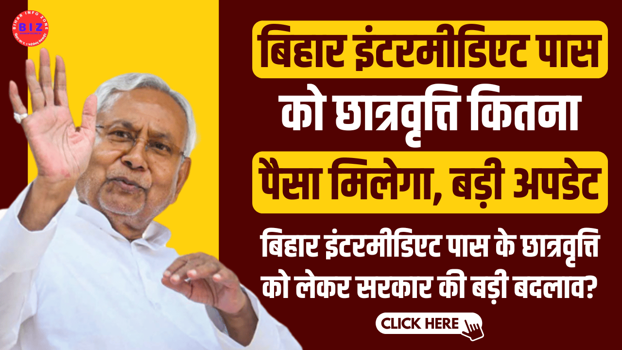 Bihar Inter Pass Scholarship 2025
