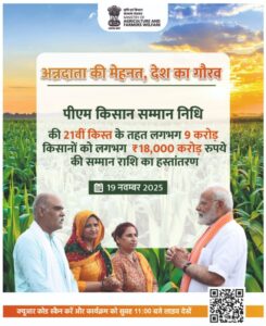 PM Kisan 21th Installment Date 2025