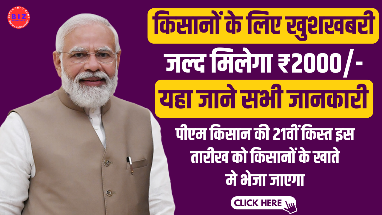 PM Kisan 21th Installment Date 2025